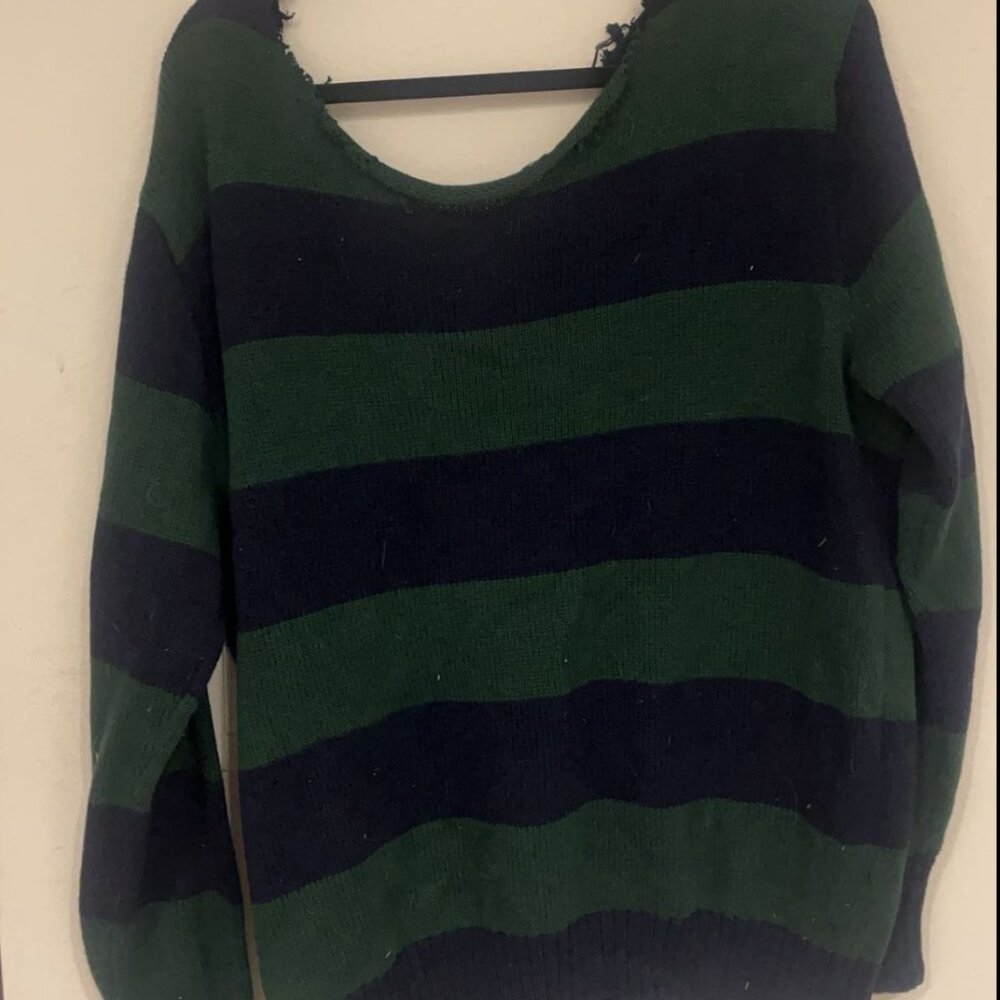 brandy melville striped knit sweater